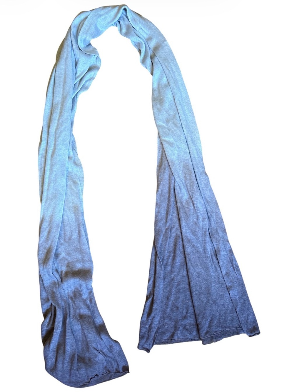 Lightweight Ombré Scarf - gray and purple - good used